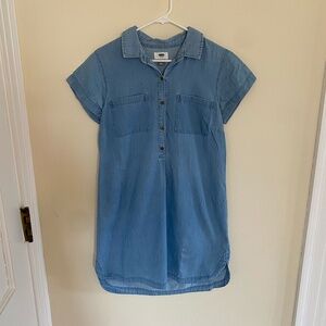 Old Navy Blue Shirt Dress